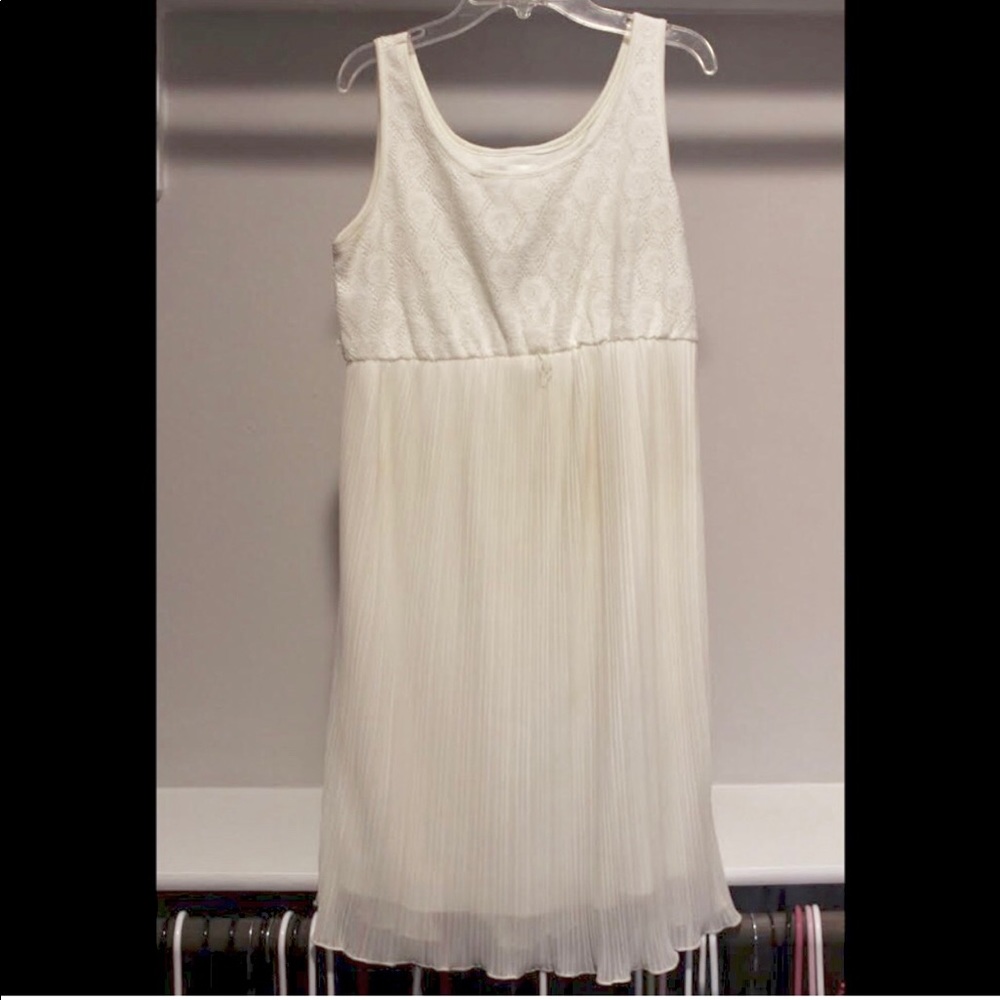 Motherhood Maternity White Dress